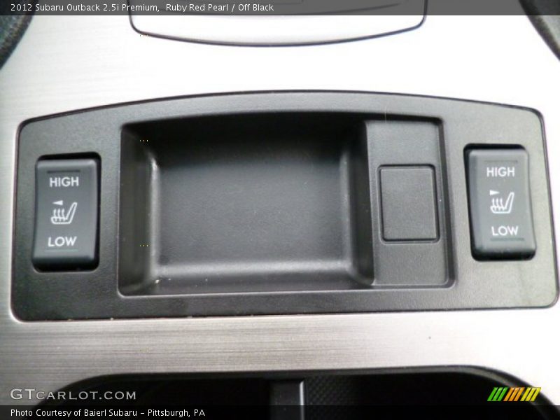 Ruby Red Pearl / Off Black 2012 Subaru Outback 2.5i Premium