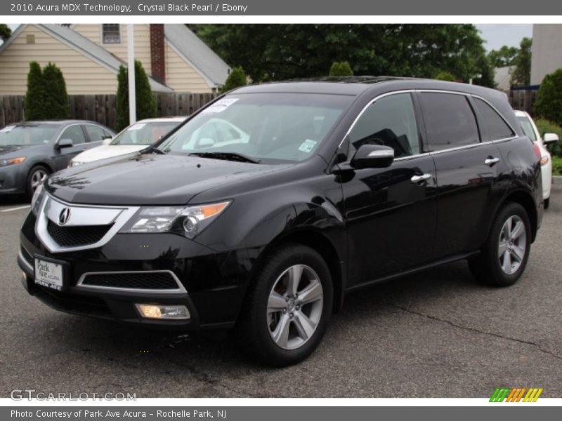 Crystal Black Pearl / Ebony 2010 Acura MDX Technology