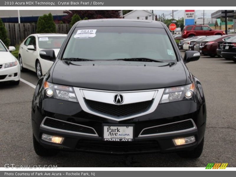 Crystal Black Pearl / Ebony 2010 Acura MDX Technology