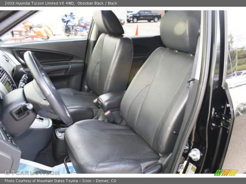 Obsidian Black / Black 2009 Hyundai Tucson Limited V6 4WD