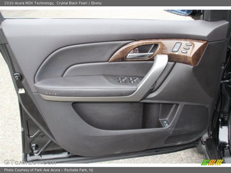 Crystal Black Pearl / Ebony 2010 Acura MDX Technology