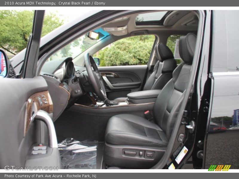 Crystal Black Pearl / Ebony 2010 Acura MDX Technology