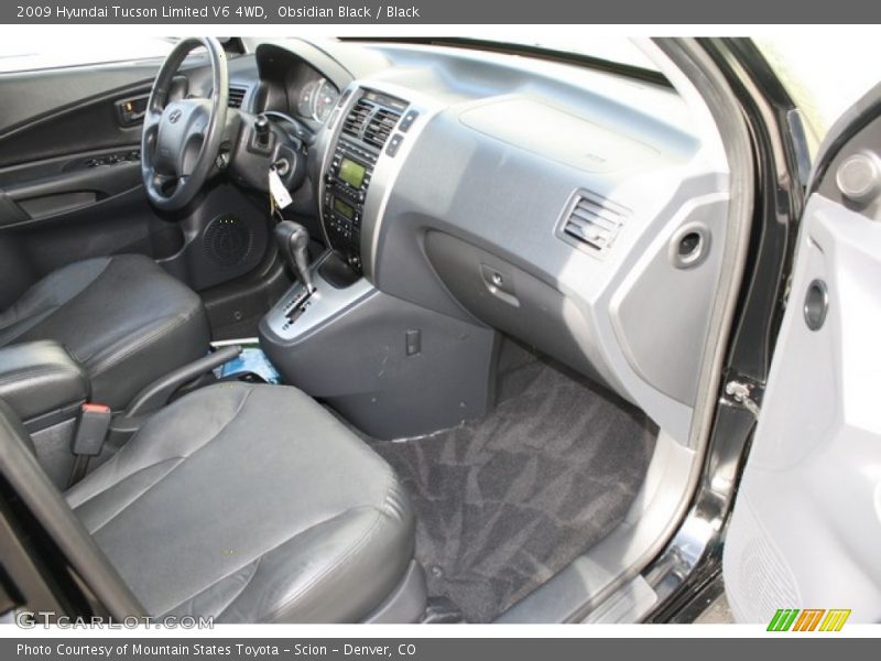 Obsidian Black / Black 2009 Hyundai Tucson Limited V6 4WD