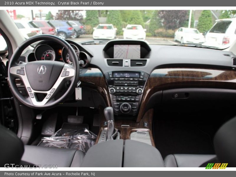Crystal Black Pearl / Ebony 2010 Acura MDX Technology
