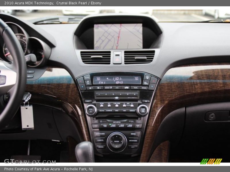 Crystal Black Pearl / Ebony 2010 Acura MDX Technology