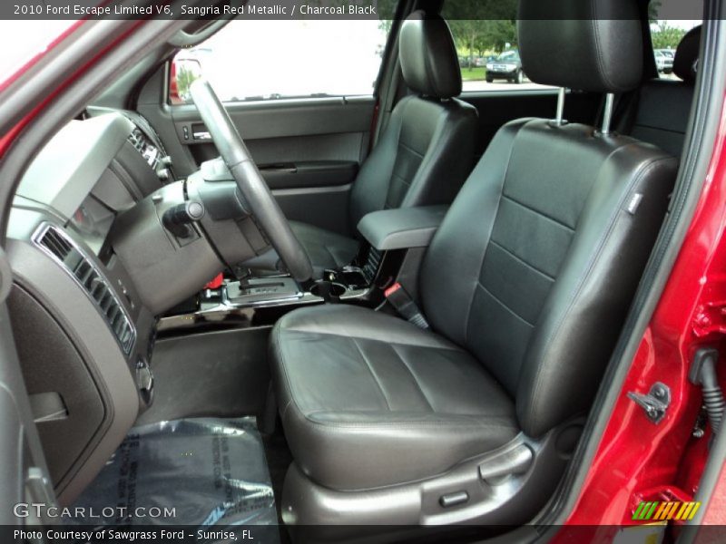Front Seat of 2010 Escape Limited V6