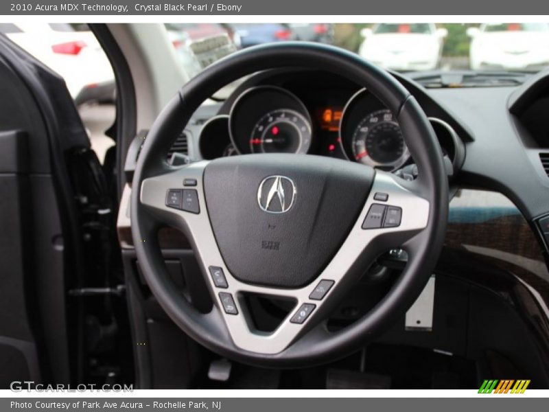 Crystal Black Pearl / Ebony 2010 Acura MDX Technology