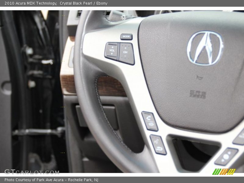 Crystal Black Pearl / Ebony 2010 Acura MDX Technology