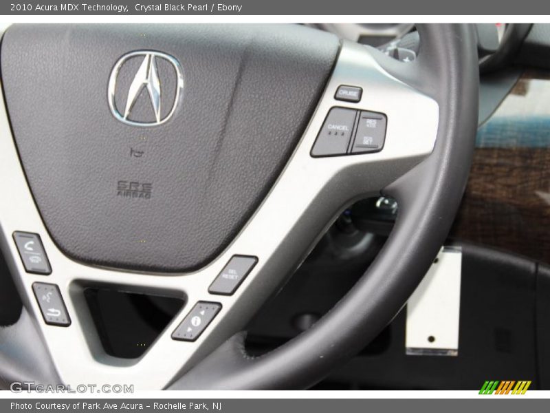 Crystal Black Pearl / Ebony 2010 Acura MDX Technology