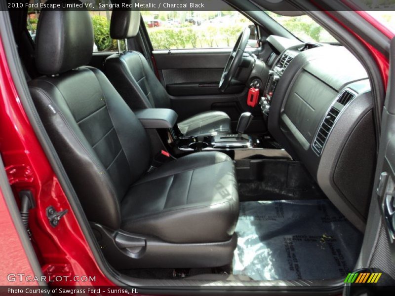 Front Seat of 2010 Escape Limited V6