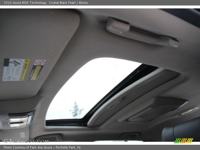 Crystal Black Pearl / Ebony 2010 Acura MDX Technology