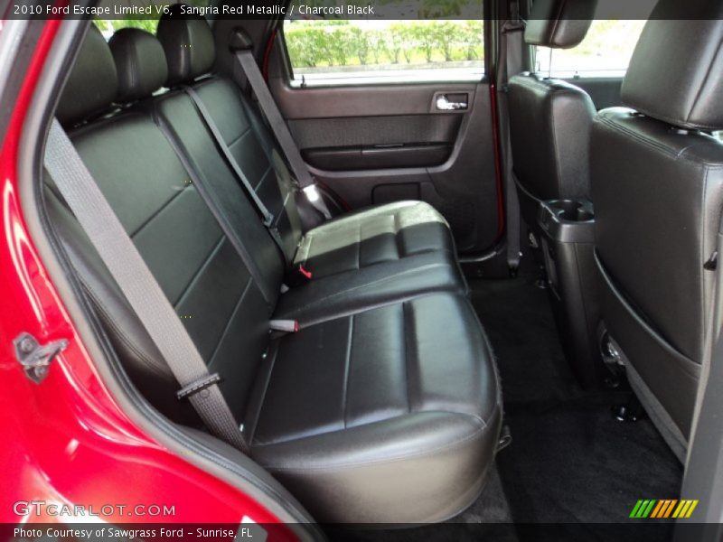 Rear Seat of 2010 Escape Limited V6