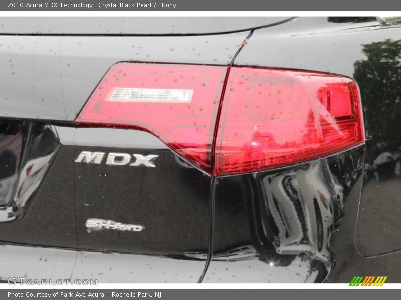 Crystal Black Pearl / Ebony 2010 Acura MDX Technology
