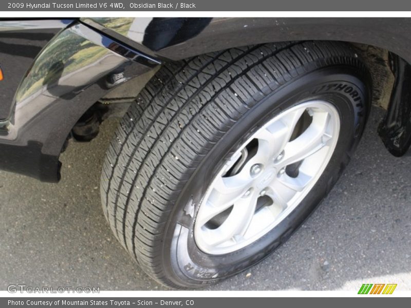 Obsidian Black / Black 2009 Hyundai Tucson Limited V6 4WD