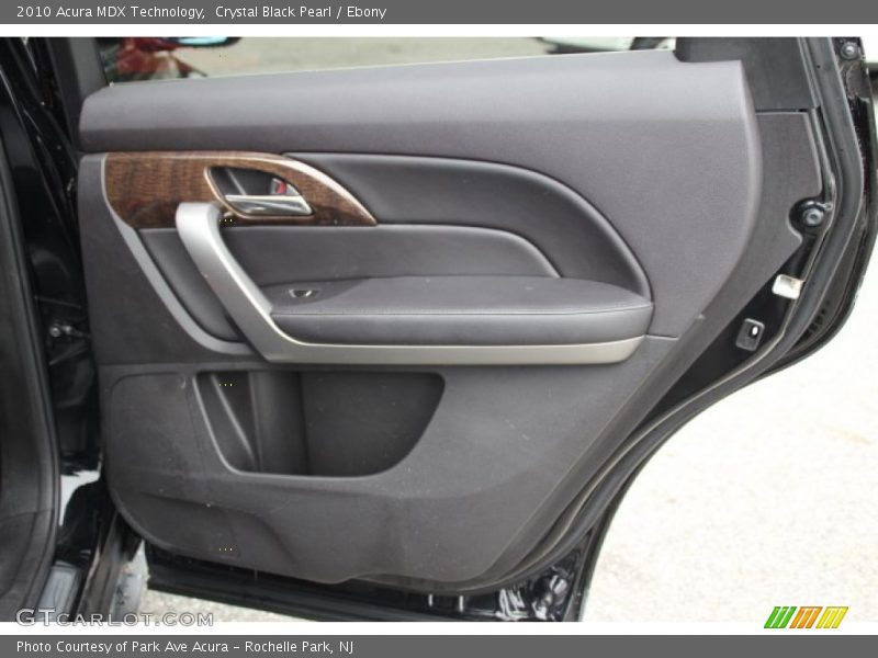 Crystal Black Pearl / Ebony 2010 Acura MDX Technology