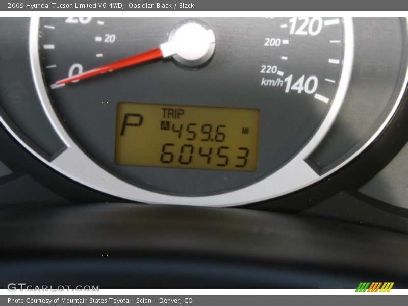 Obsidian Black / Black 2009 Hyundai Tucson Limited V6 4WD