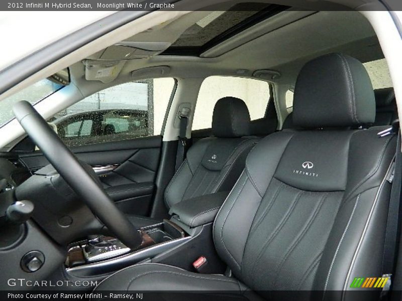Front Seat of 2012 M Hybrid Sedan