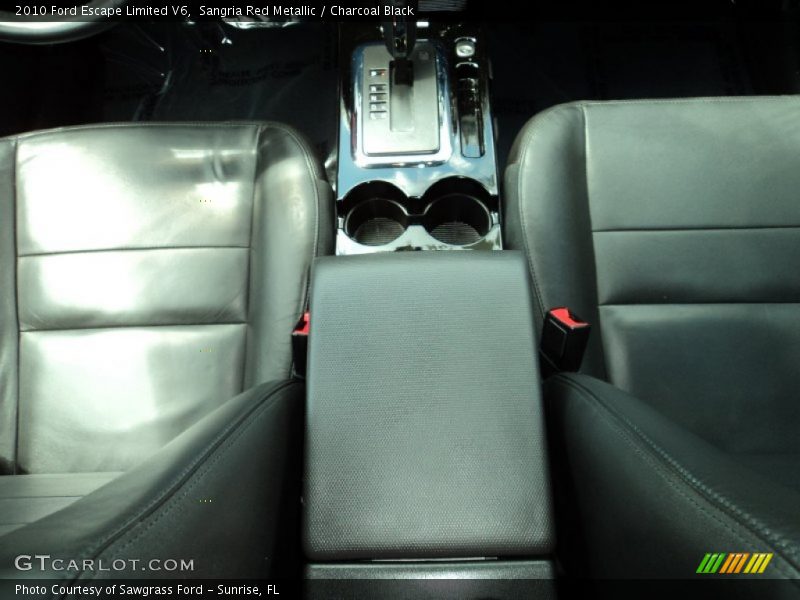 Sangria Red Metallic / Charcoal Black 2010 Ford Escape Limited V6