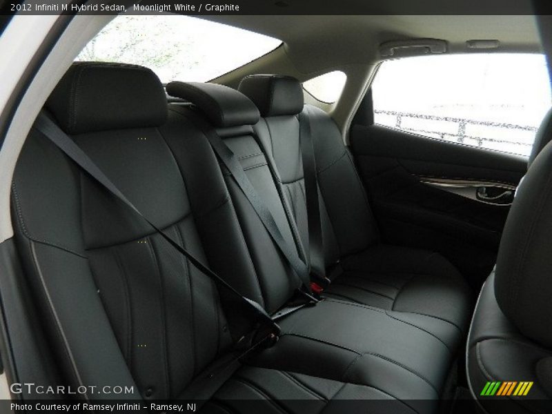 Moonlight White / Graphite 2012 Infiniti M Hybrid Sedan
