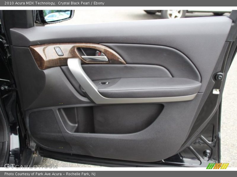 Crystal Black Pearl / Ebony 2010 Acura MDX Technology