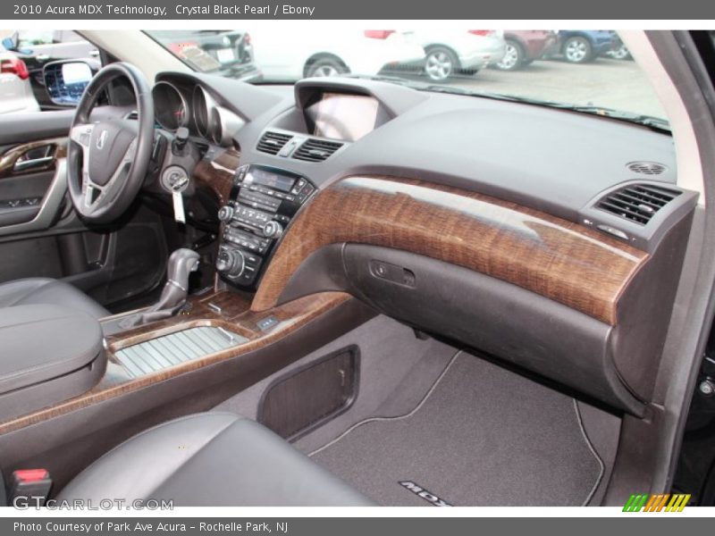 Crystal Black Pearl / Ebony 2010 Acura MDX Technology
