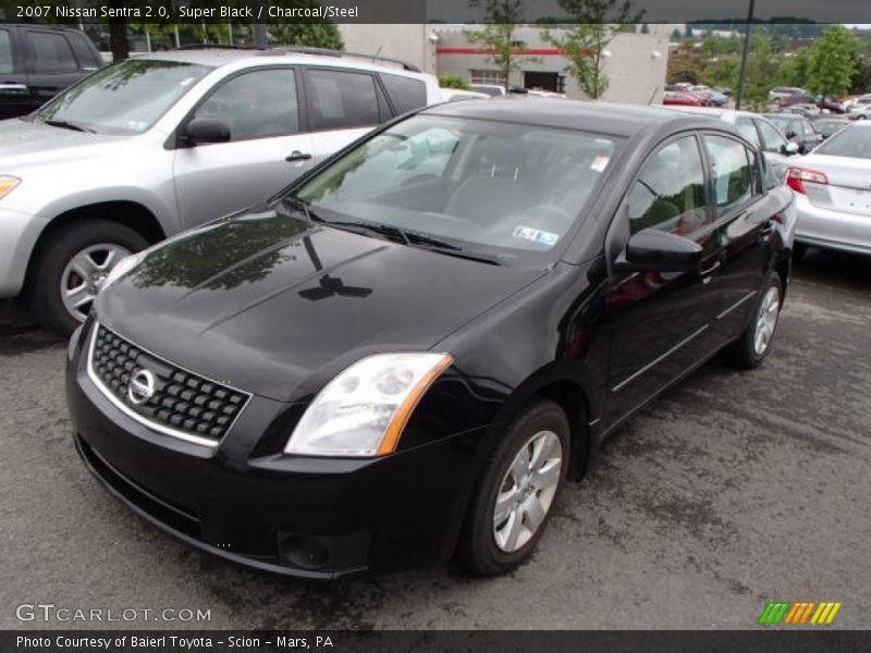 Super Black / Charcoal/Steel 2007 Nissan Sentra 2.0
