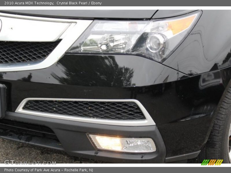 Crystal Black Pearl / Ebony 2010 Acura MDX Technology