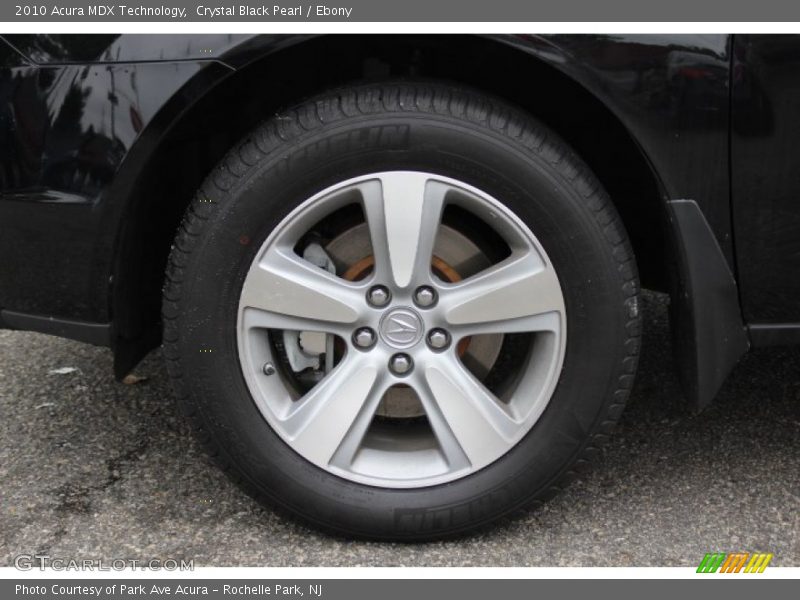 Crystal Black Pearl / Ebony 2010 Acura MDX Technology