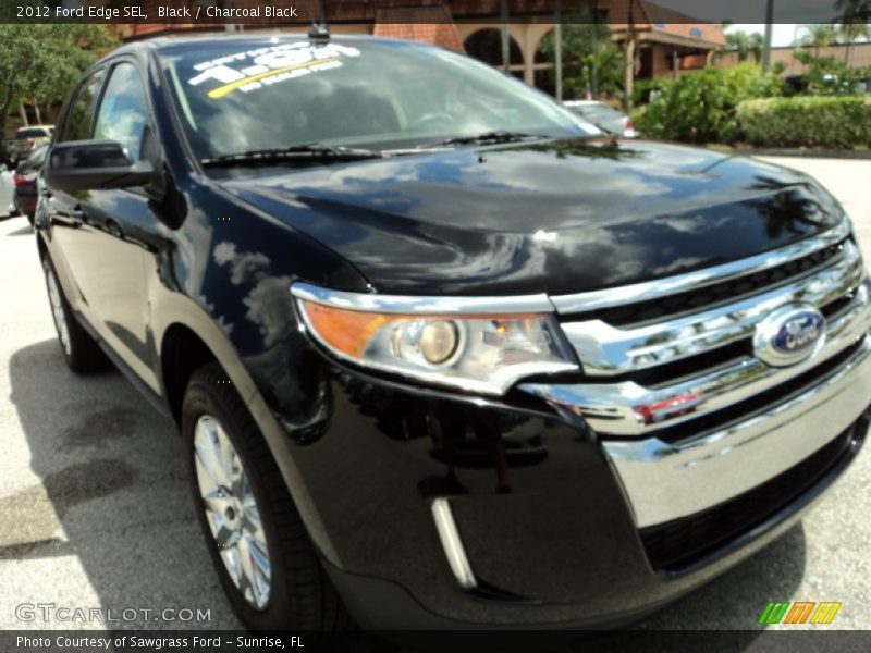 Black / Charcoal Black 2012 Ford Edge SEL