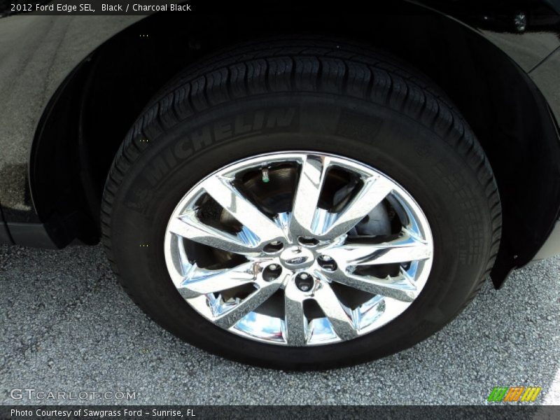 Black / Charcoal Black 2012 Ford Edge SEL