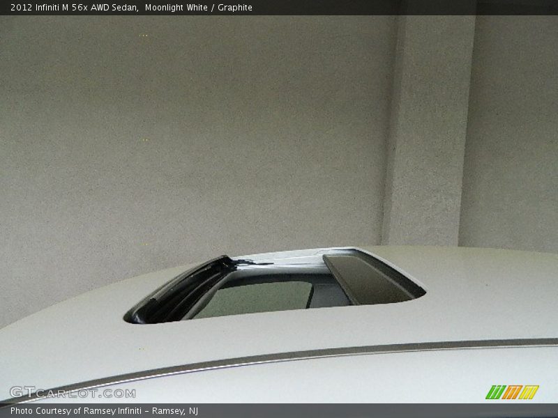 Moonlight White / Graphite 2012 Infiniti M 56x AWD Sedan