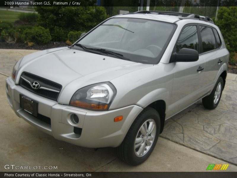 Platinum / Gray 2009 Hyundai Tucson GLS