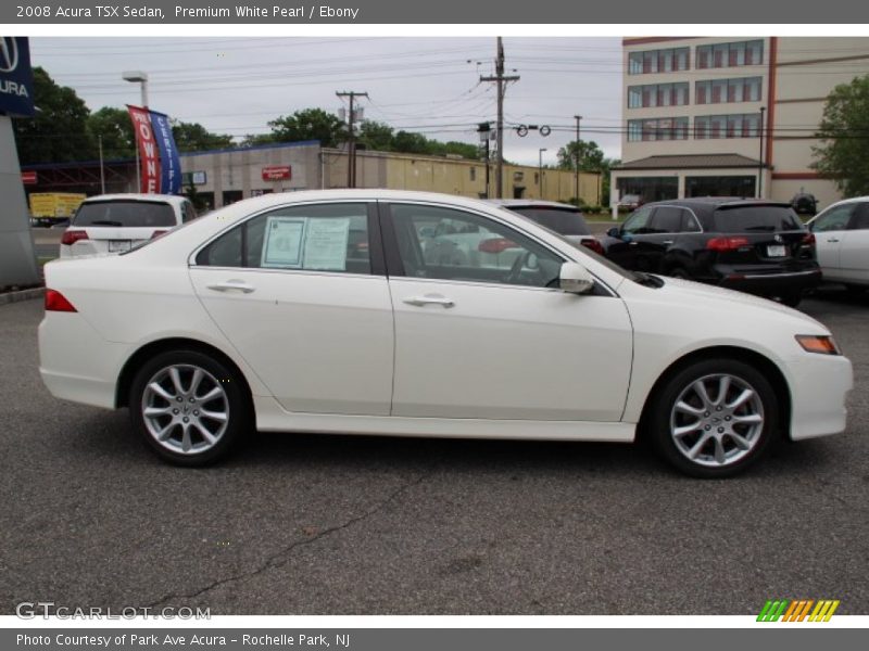 Premium White Pearl / Ebony 2008 Acura TSX Sedan