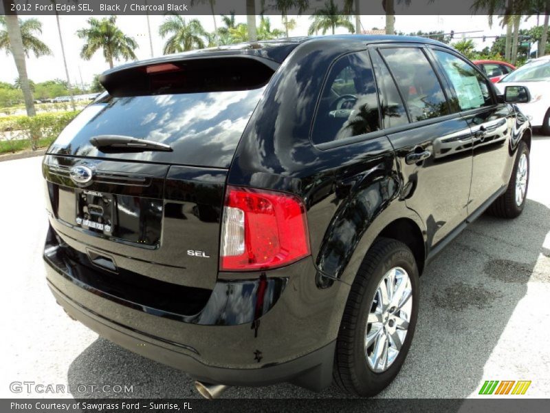 Black / Charcoal Black 2012 Ford Edge SEL