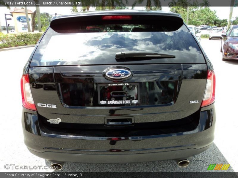 Black / Charcoal Black 2012 Ford Edge SEL