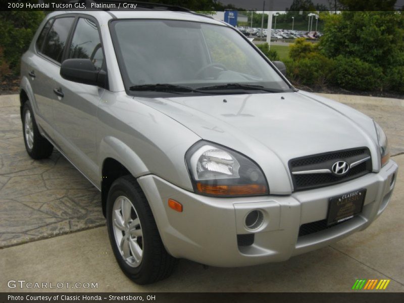 Platinum / Gray 2009 Hyundai Tucson GLS