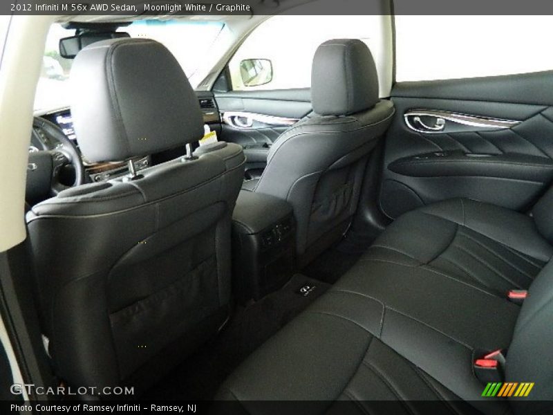 Moonlight White / Graphite 2012 Infiniti M 56x AWD Sedan