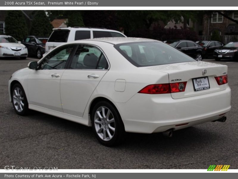 Premium White Pearl / Ebony 2008 Acura TSX Sedan