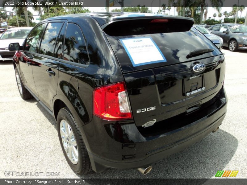 Black / Charcoal Black 2012 Ford Edge SEL