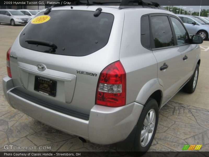 Platinum / Gray 2009 Hyundai Tucson GLS