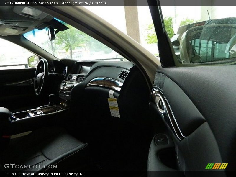 Moonlight White / Graphite 2012 Infiniti M 56x AWD Sedan