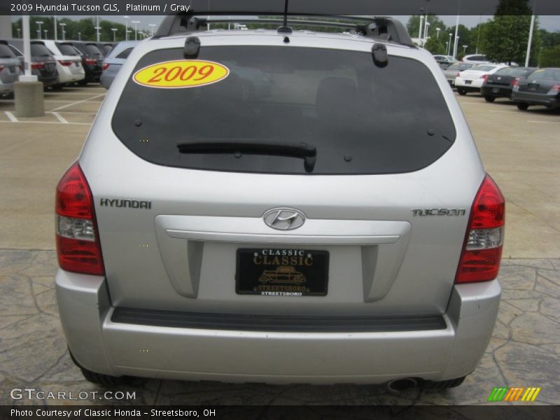 Platinum / Gray 2009 Hyundai Tucson GLS