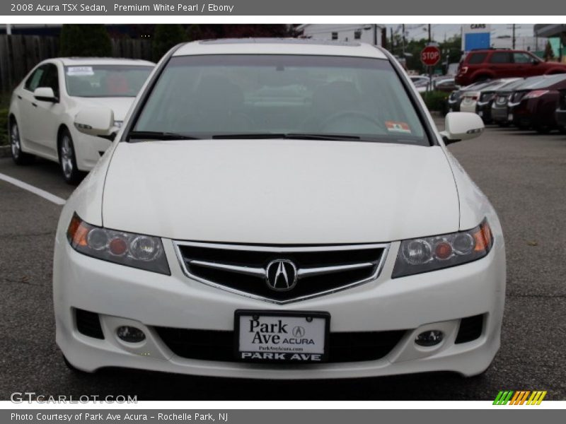 Premium White Pearl / Ebony 2008 Acura TSX Sedan