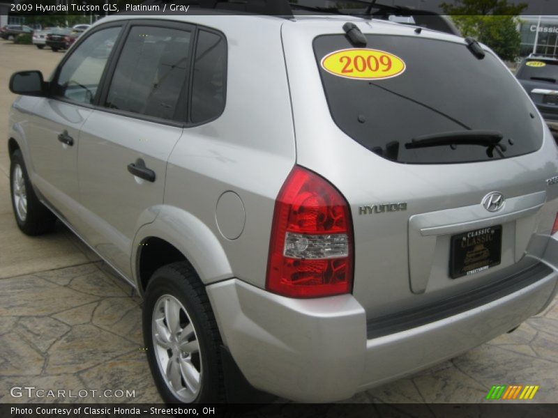 Platinum / Gray 2009 Hyundai Tucson GLS