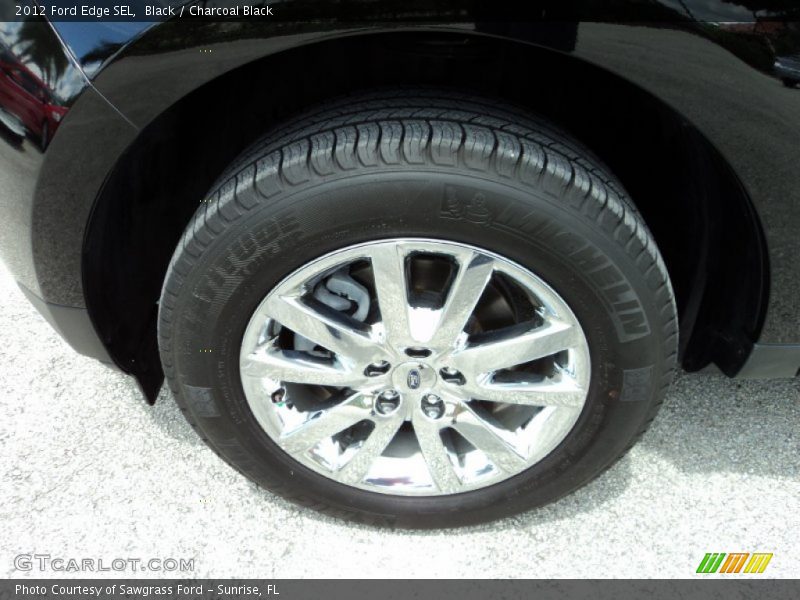 Black / Charcoal Black 2012 Ford Edge SEL