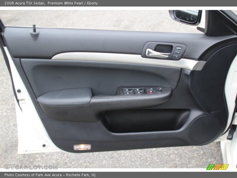 Premium White Pearl / Ebony 2008 Acura TSX Sedan