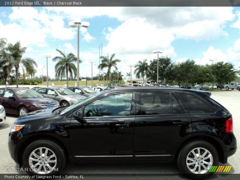 Black / Charcoal Black 2012 Ford Edge SEL
