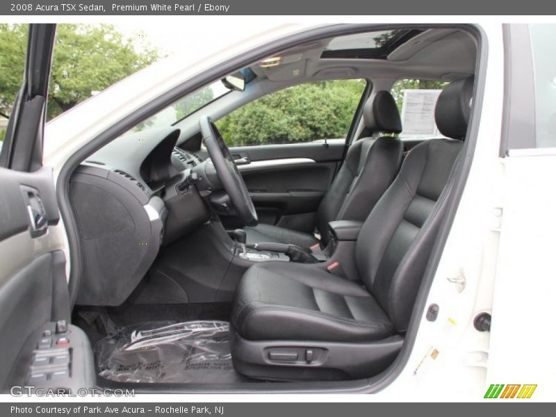 Premium White Pearl / Ebony 2008 Acura TSX Sedan