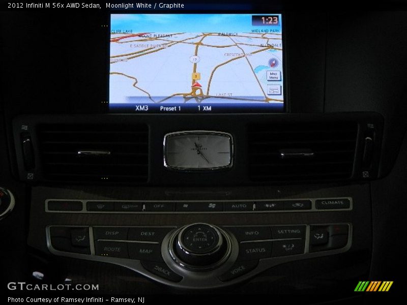 Navigation of 2012 M 56x AWD Sedan