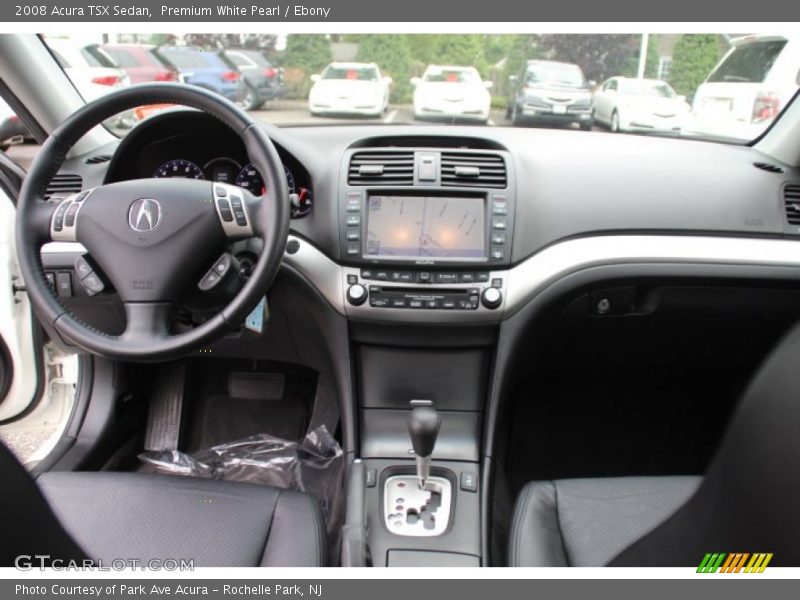 Premium White Pearl / Ebony 2008 Acura TSX Sedan